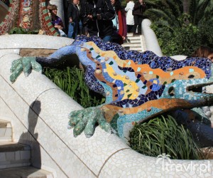 Smok w parku Guell - Barcelona